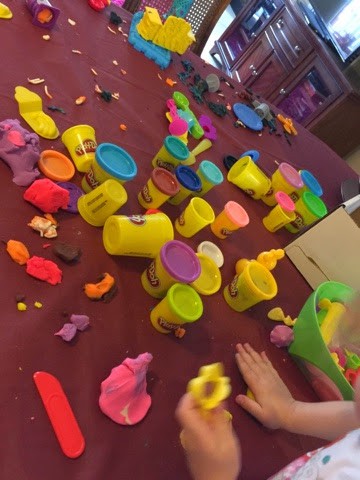 play doh mess