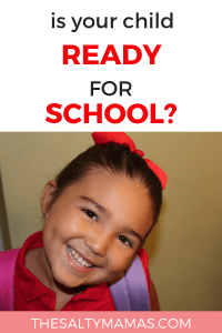 Is your child ready to start school? Whether it's preschool, transitional kindergarten, or kindergarten itself, don't forget these 10 skills that they NEED to have before they start. Find them all at TheSaltyMamas.com.