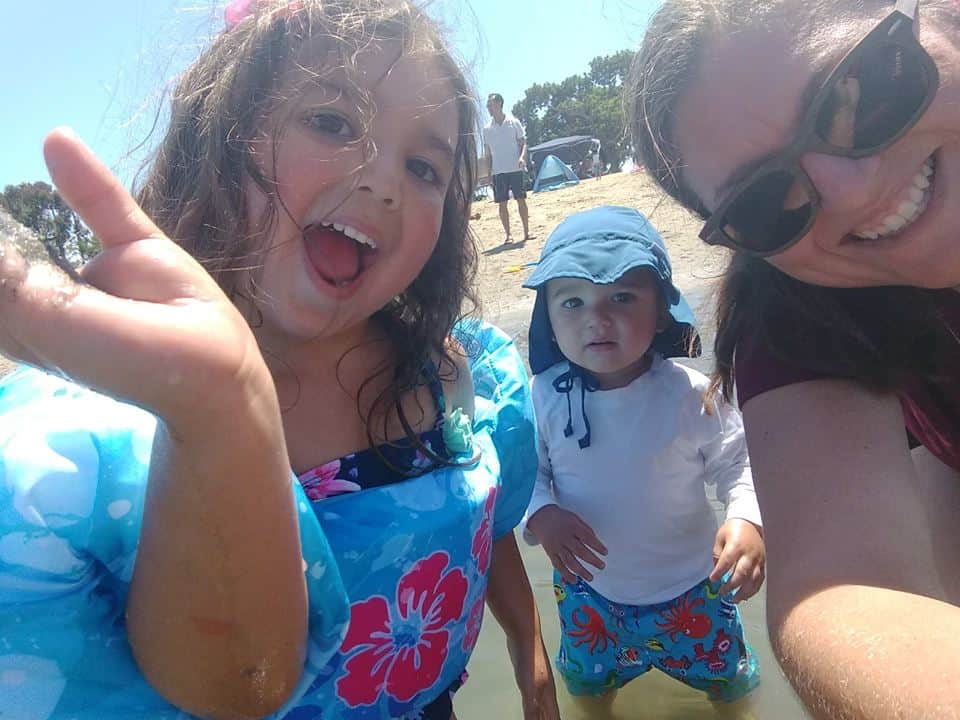 Triple Selfie at the Beach