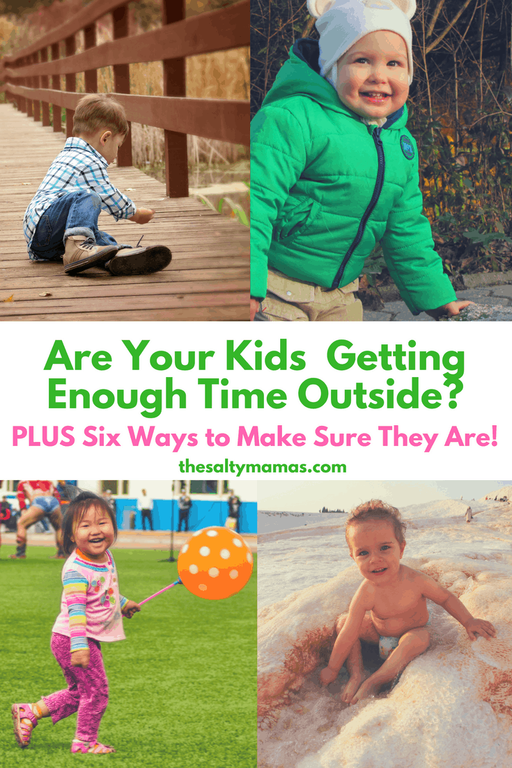 Are your kids getting enough time outside each day? Find out here, along with a list of great ways to play outside with your kids!