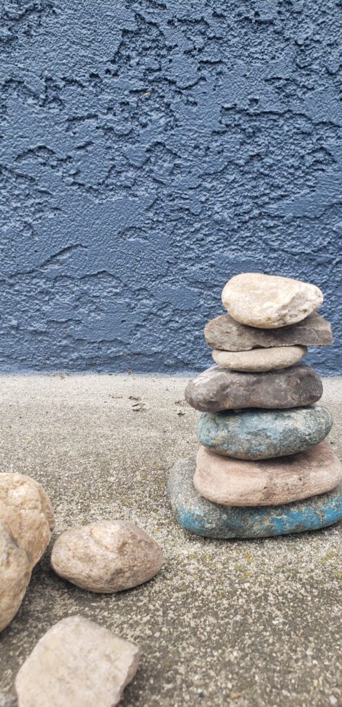 a stack of rocks