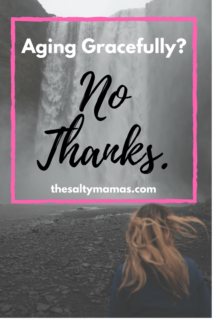 Are you starting to go gray? Thoughts on dying your hair for the first time (and ALL the feelings that come with it) from thesaltymamas.com. #grayhair #hairdye