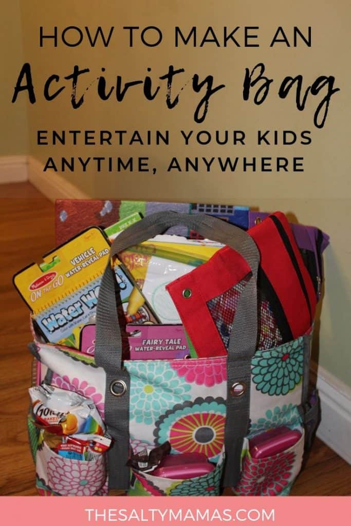 Travel Activity Bag for Toddlers & Kids The Salty Mamas