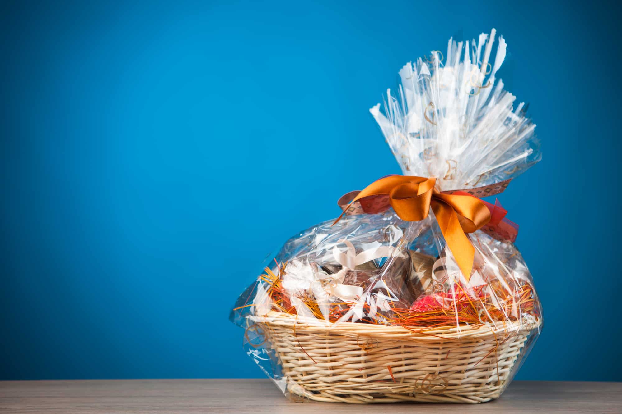 Gift basket for movie night