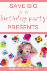 Frugal Kid's Birthday Party Gift Ideas