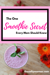 Looking for the perfect smoothie? Click here to find out our secret, and giggle along with thesaltymamas.com. #smoothie #secretrecipe