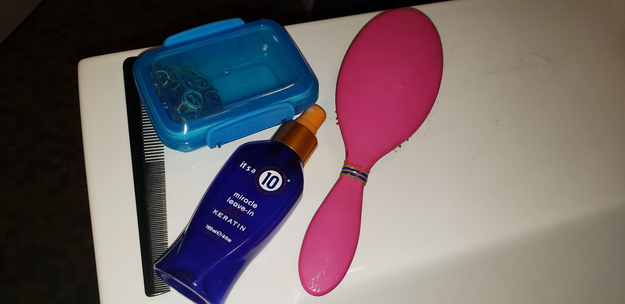 hairbrushing supplies, with it's a 10 conditioner