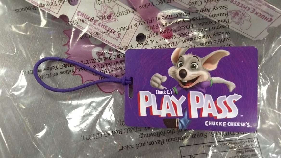 Chuck e cheese play pass