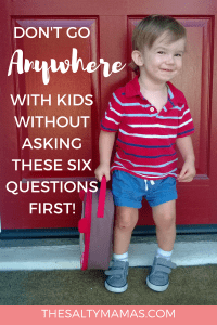 Going to the park? Play place? Amusement park? STOP! Ask these six questions first to have a successful day! #goingplaceswithkids #dayoutwithkids #goingtothepark #goingtotheparkwithkids #amusementparkwithkids #disneylandwithkids #leavingthehousewithkids #checklist #domykidsneedsocks #howmuchdokidscost #momlife #dadlife #momlifehacks #momlifetips #dadlifehacks #dadlifetips #parenting #parentingtips #parentinghacks