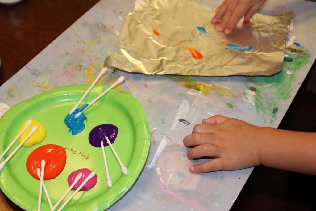 Four Fun, Crazy-Engaging Process Art Activities for Kids. Set up these process art projects using materials you already have on hand! Find the details at TheSaltyMamas.com.