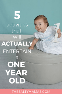 Fine five activities that are guaranteed to entertain your one year old! from The Salty Mamas! #toddlers #howtoentertaintoddlers #howtoentertainbabies #toystoentertaintoddlers #besttoysfortoddlers #bestbooksfortoddlers #bestgamesfortoddlers #bestbookforbaby #bestbooksforbabies #bestgameforbabies #bestgamesforbabies #besttoyforbaby #besttoysforbabies