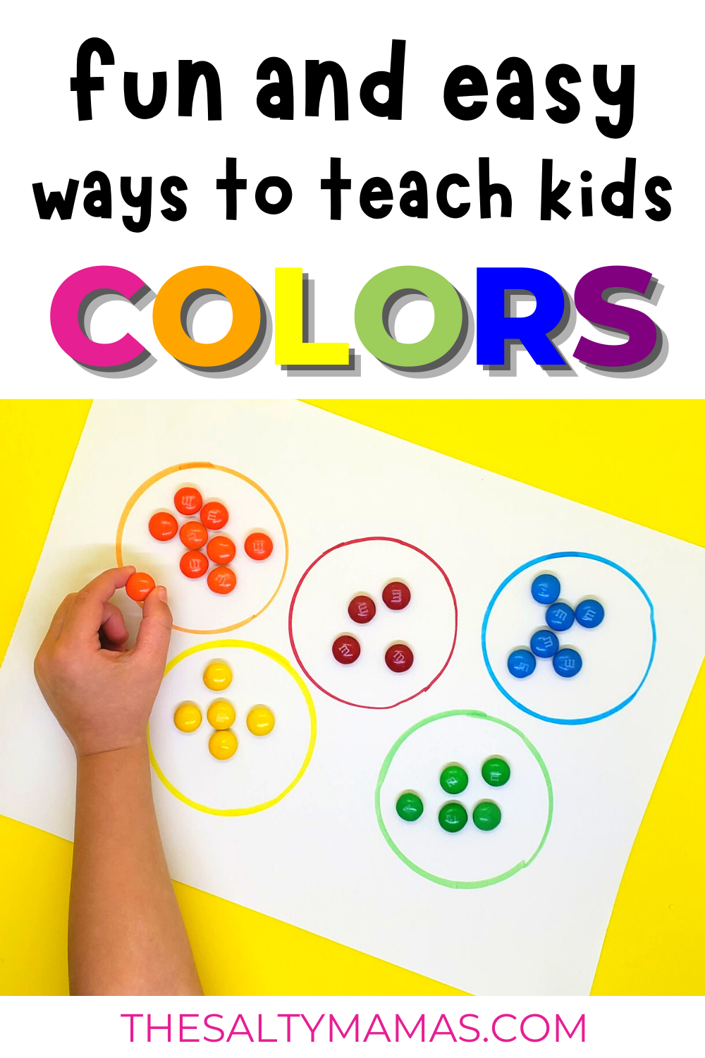 Teaching 2 and 3 Year Olds - Activities for Toddlers and Preschoolers - A  fun way for preschoolers to practice sorting!