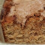 This recipe for Gluten Free Pumpkin Spice Banana Bread is so FREAKING good that you don't even need to tell anyone that it's Gluten Free. Seriously. Get the full recipe at TheSaltyMamas.com. #glutenfreerecipes #bananabread #pumpkinspicebananabread #pumpkinspicerecipes #bananabreadrecipe #fallbaking #fallrecipes