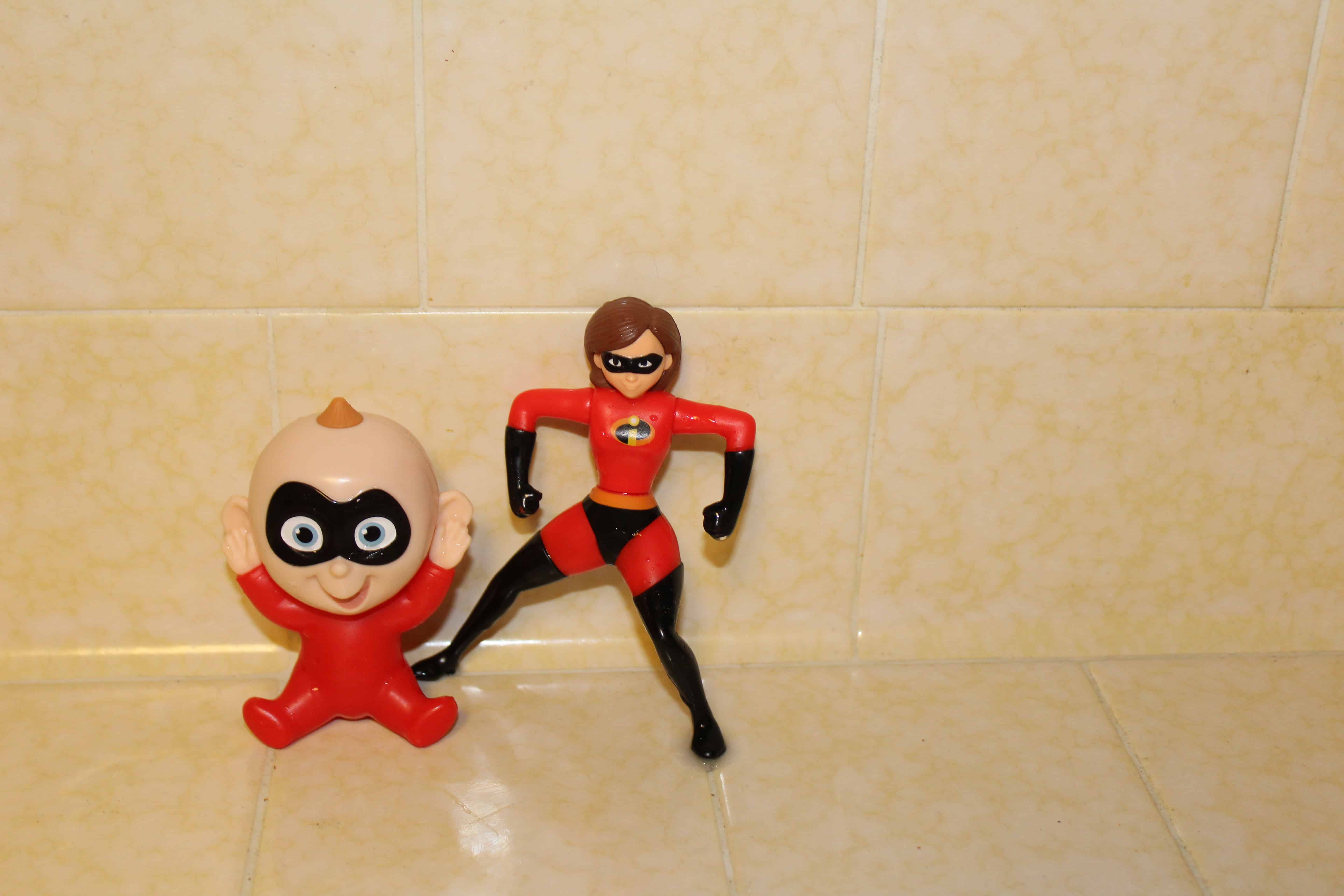 Baby Jack jack and Elastigirl figurines. 