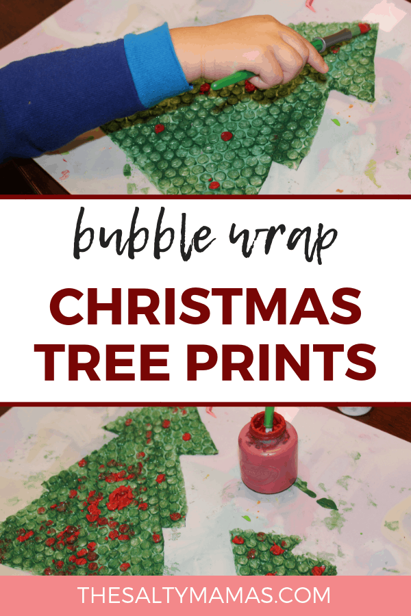 Snowman Bubble-Wrap Printing Craft