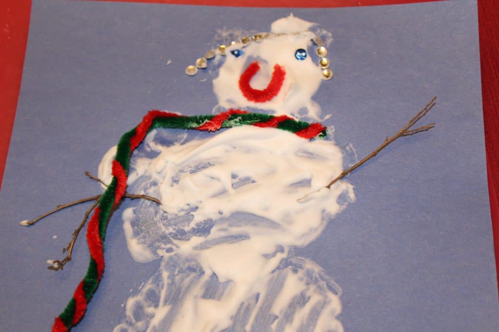 Puffy Paint Snowman Art – The Salty Mamas