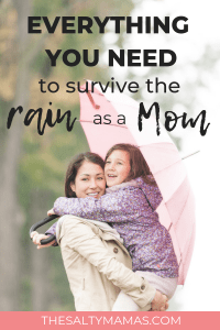 We're always thinking about what the KIDS need, but don't forget everything a Mom needs to survive a rainy day! #rainyday #rain #survivingarainyday #howtosurvivearainyday #rainydayschedule #kidsrainyday #momsrainyday #itsraining #whattodowhenitsraining #rainydayfun 