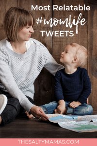 Laugh your way through #momlife with these hysterical and relatable tweets! #momhumor #mommyhumor #parentinghumor #funnyparents #funnyparenting #parenttwitter #twitterroundup #funnytweets #besttweets #funniesttweets 