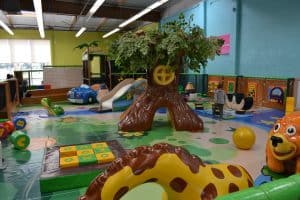 Dont miss the toddler play area, perfect for guests 36 months and under! (And check out other tips for visiting Kidz Town with toddlers from thesaltymamas.com) #KidzTown #bestkidsplayplace #indoorplay #bestindoorplayarea #indoorplayarea #indoorplayLongBeach #indoorplayLakewood