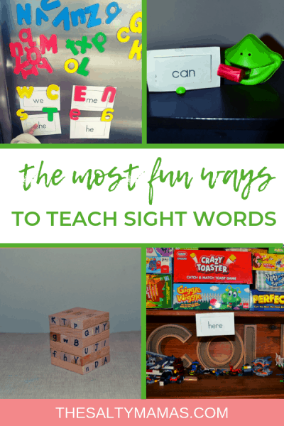 Fun Ways to Practice Sight Words at Home – The Salty Mamas