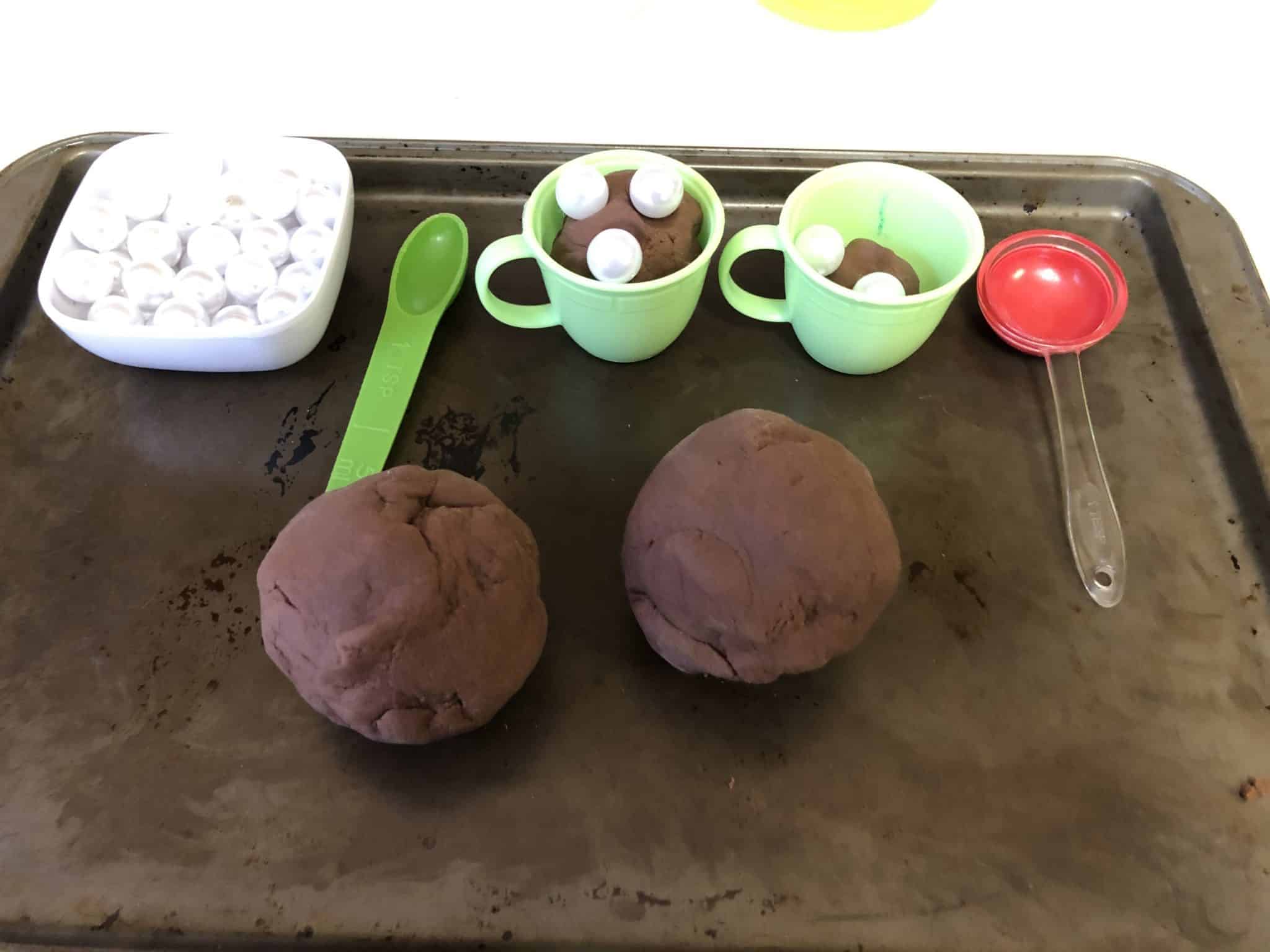 hot cocoa playdough prompt