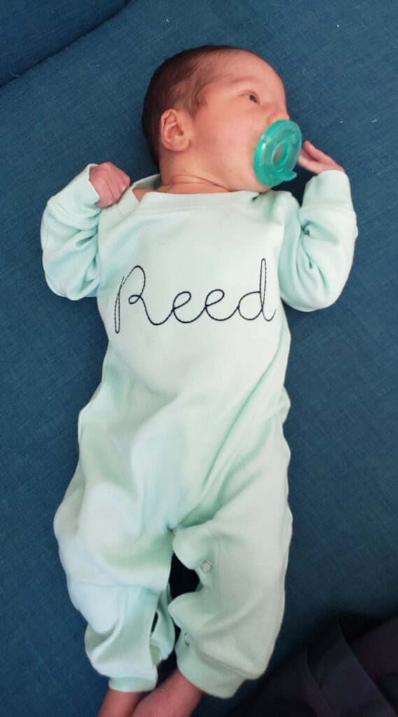 Baby in Name Onesie