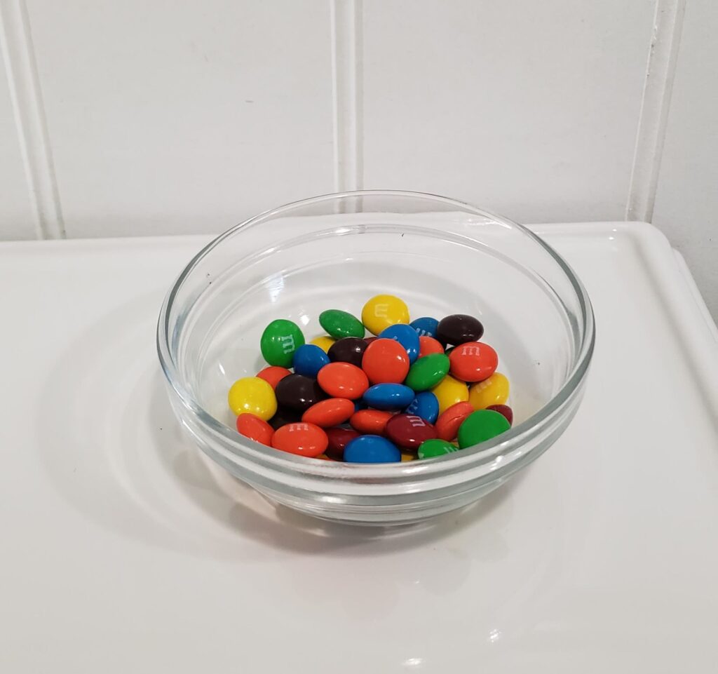 bowl of M&Ms