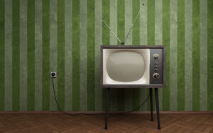 retro TV set