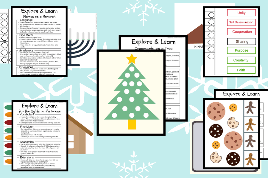 Christmas activity pack example.