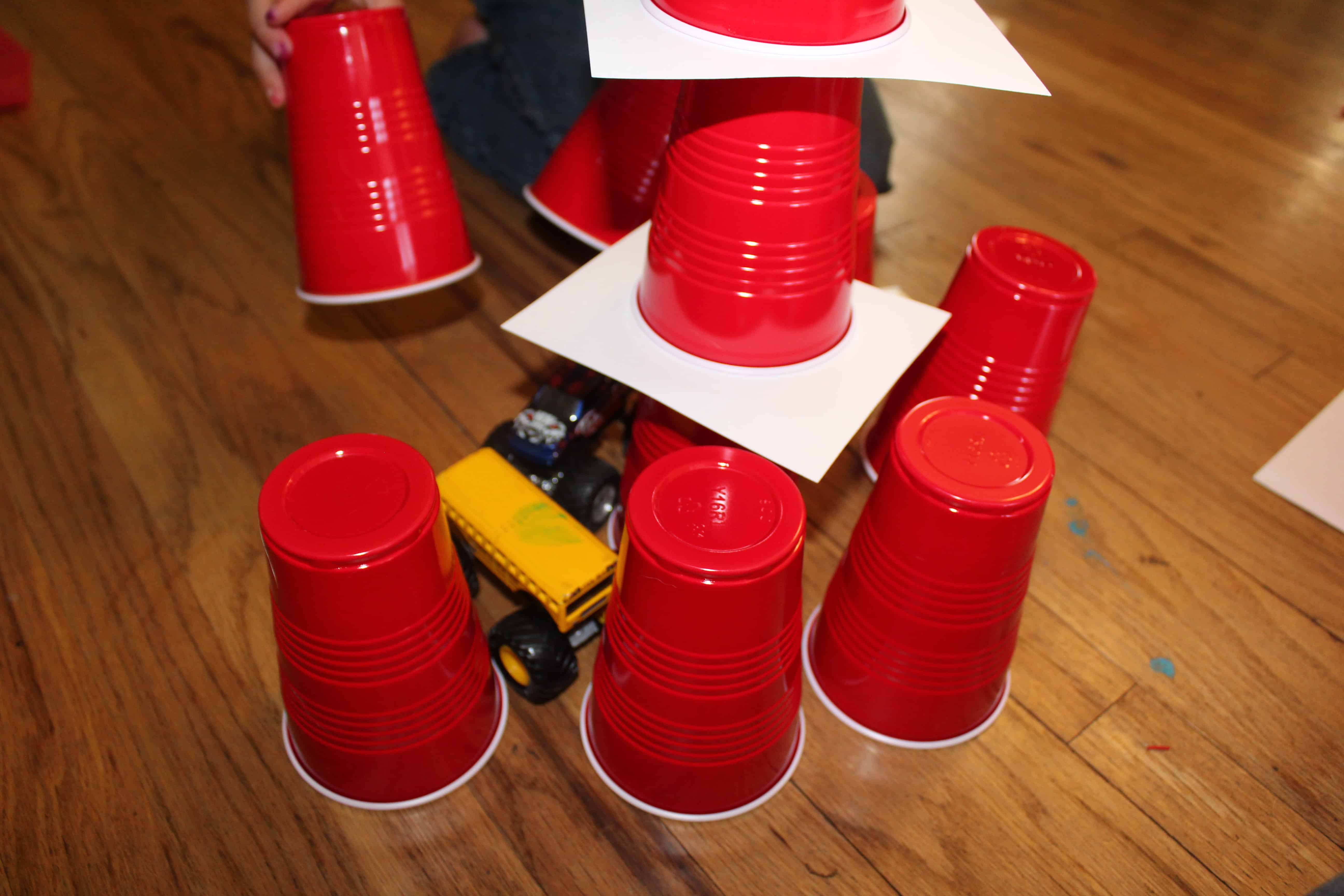 Solo Cup Stacking Engineering Challenge for Preschoolers – The Salty Mamas