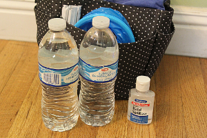 two water bottles