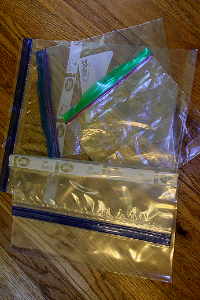 ziplock bags in assorted sized