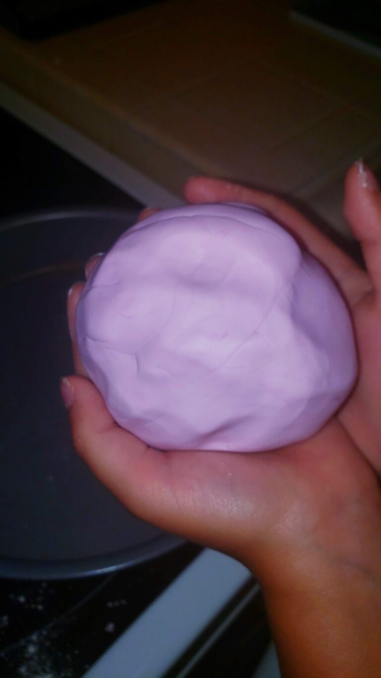 Lavender Sensory Playdough Recipe (Just 2 Ingredients!)