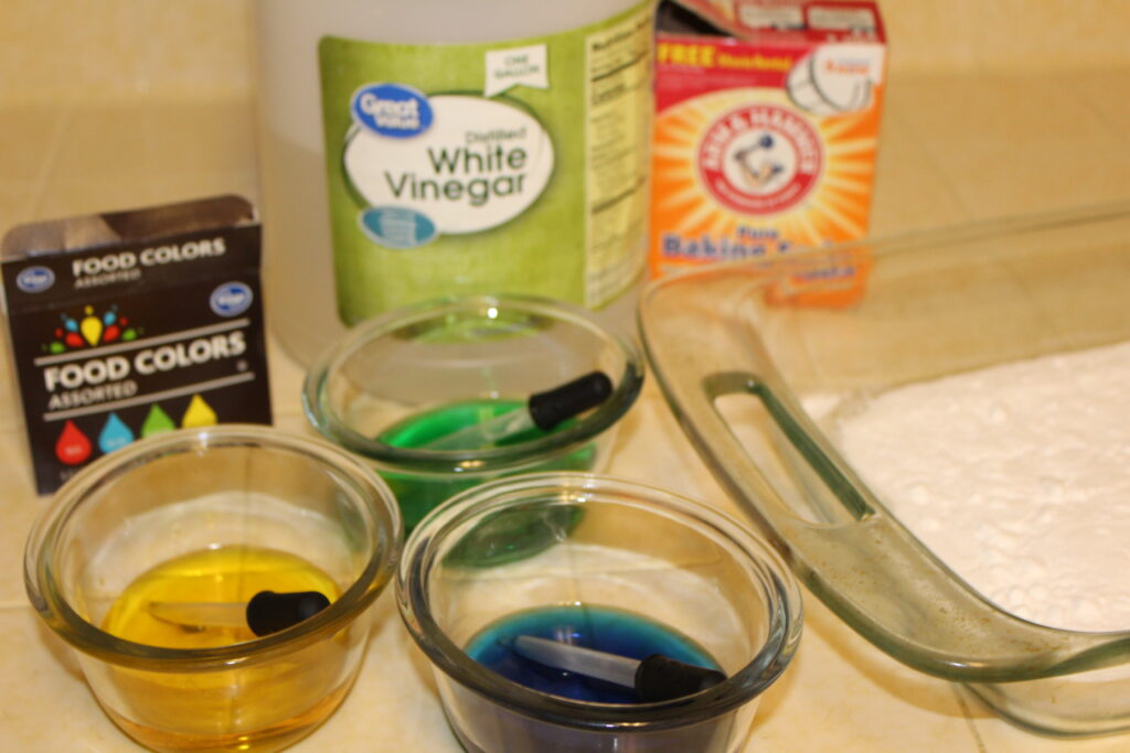 Baking Soda and Vinegar Process Art for Preschoolers The Salty Mamas