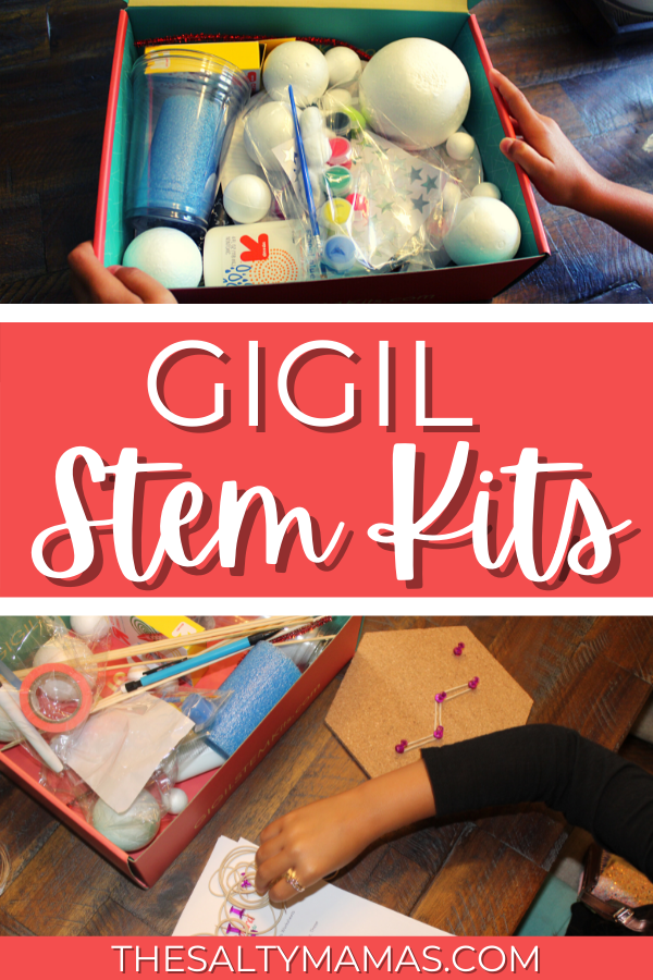 gigil stem kit and experiment; text: gigil stem kits