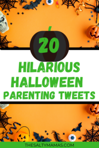 text: 20 hilarious halloween parenting tweets